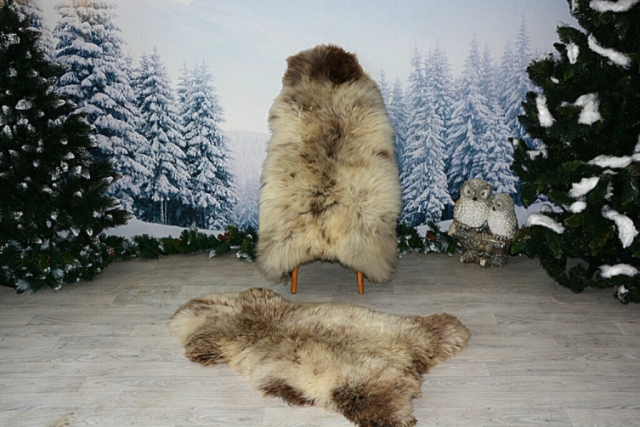 Twinset Lammfell Beige Coloure 2er Set Öko XXL